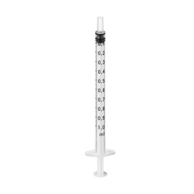 Omnifix® F Solo, 1 ml, ohne Kanüle, 3-teilig, Packung á 100 Stück