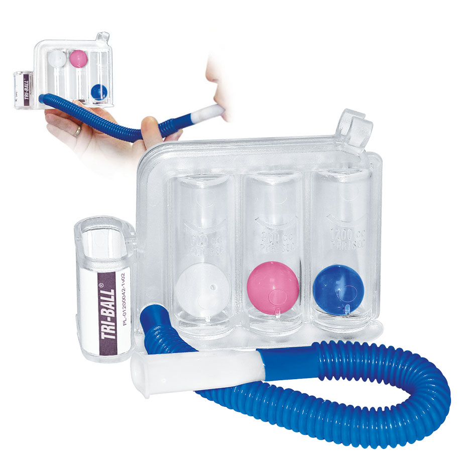 Atemtrainer TRI-BALL, Packung á 12 Stück