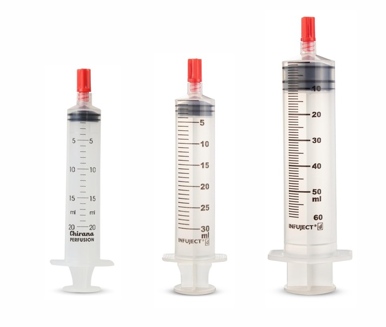 Infuject Pumpenspritze, 50 ml, LL m. Kanüle, Packung á 50 Stück