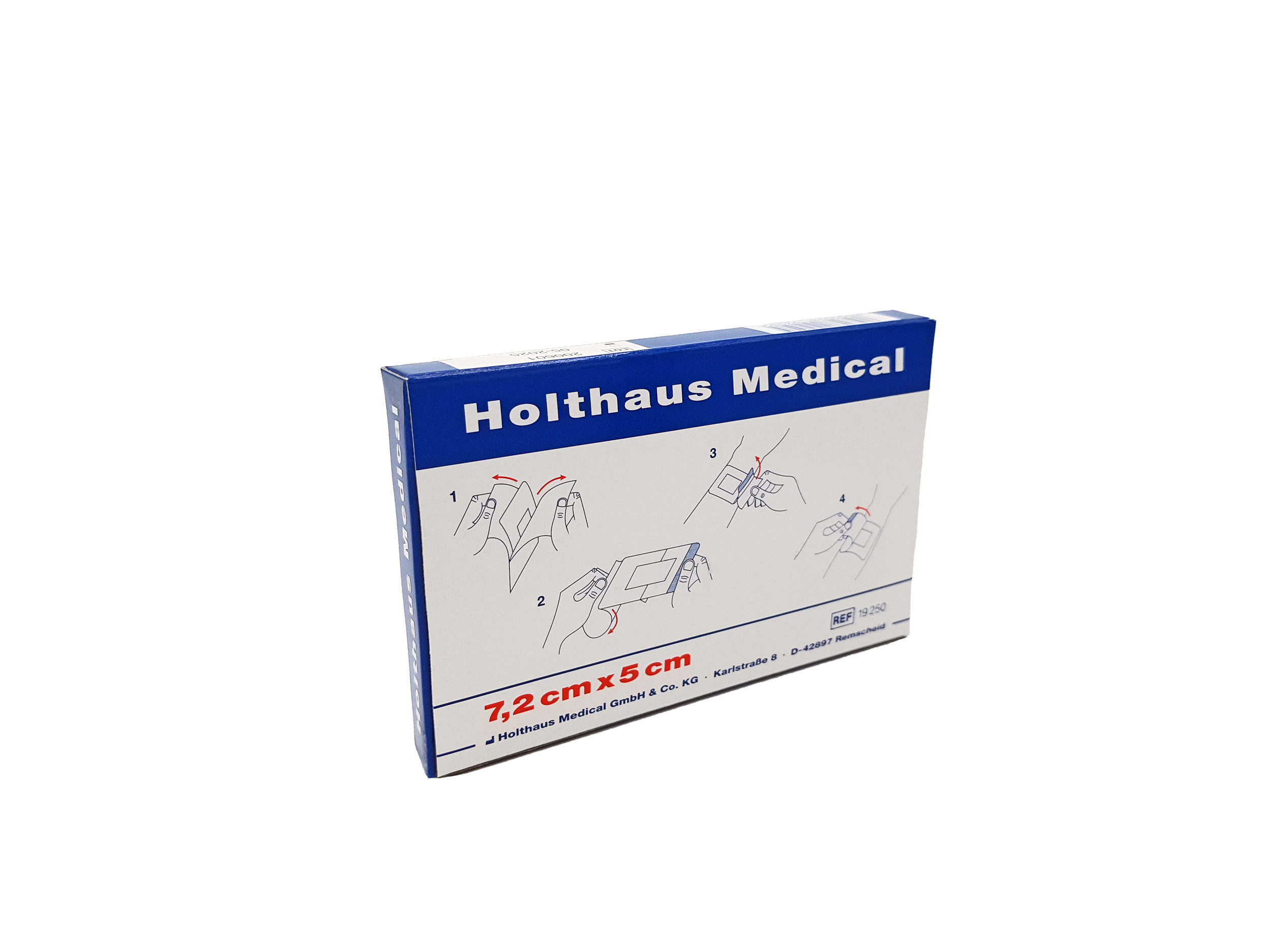 YPSIDERM plus Wundverband, 7,2 x 5 cm, Packung á 5 Stück