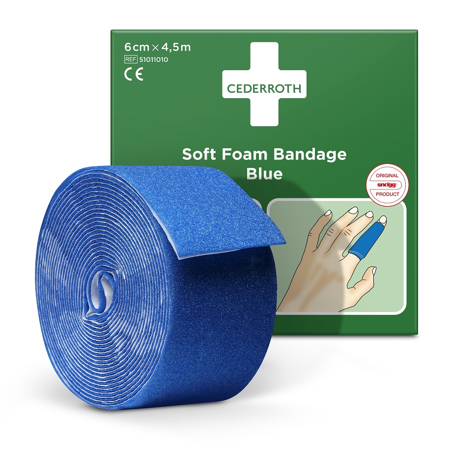 Nachfüllrolle Soft Foam, 6 cm x 4,5 m, braun