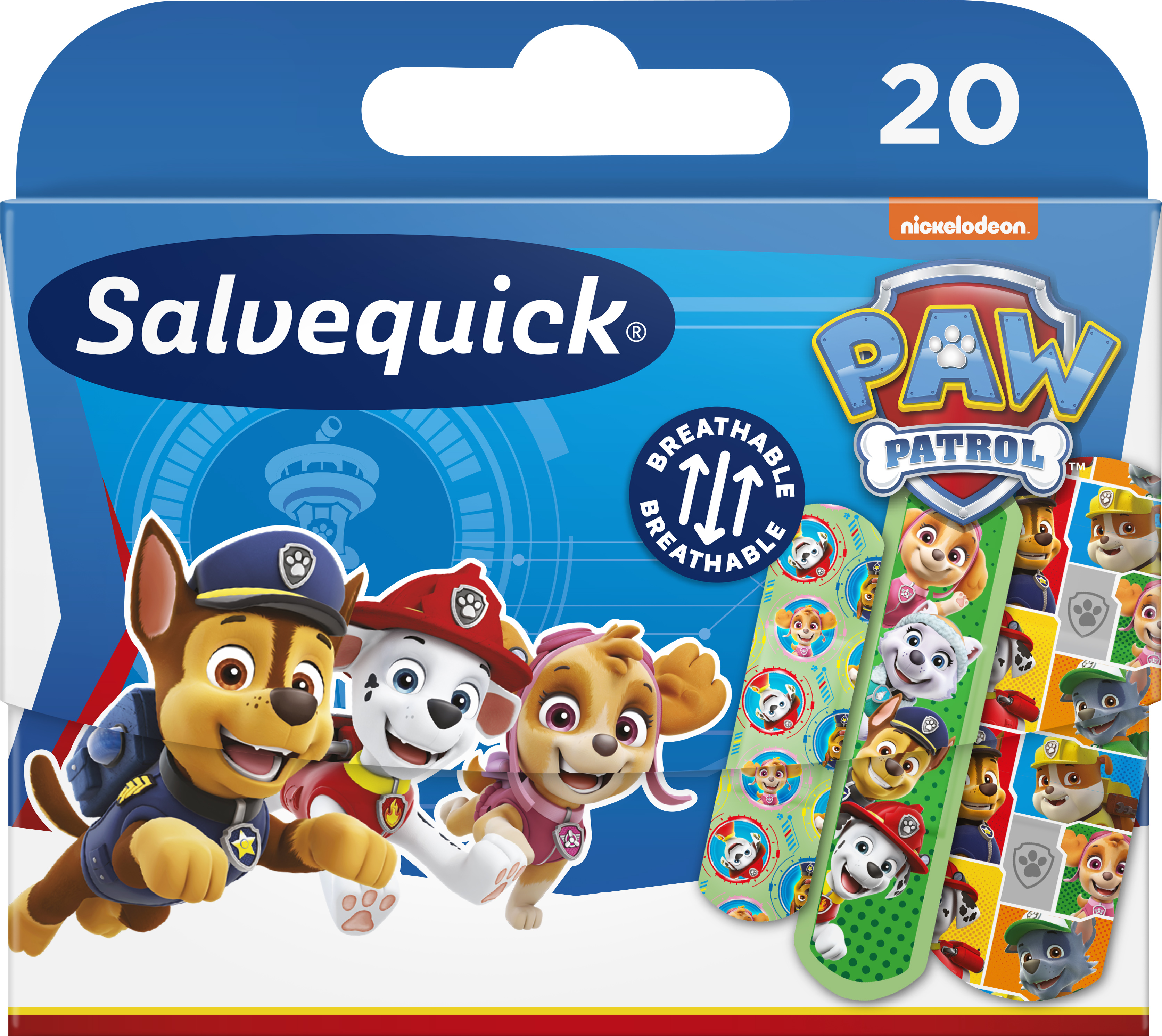 Salvequick Kinderpflaster Paw Patrol, Schachtel à 20 Stück
