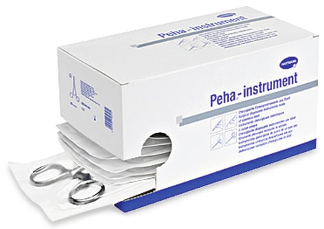 Peha®-instrument Iris-Schere gebogen, 11,5 cm, Packung á 25 Stück