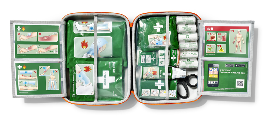 Verbrennungskoffer Burn Kit, Koffergröße: 30 x 25 x 9 cm
