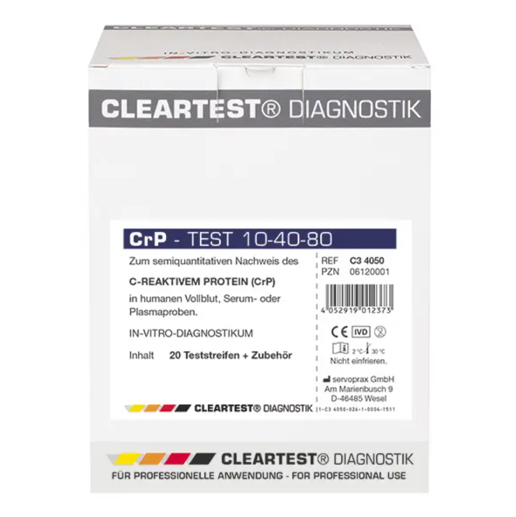 Cleartest CrP 10/40/80, 10 Teste, komplett