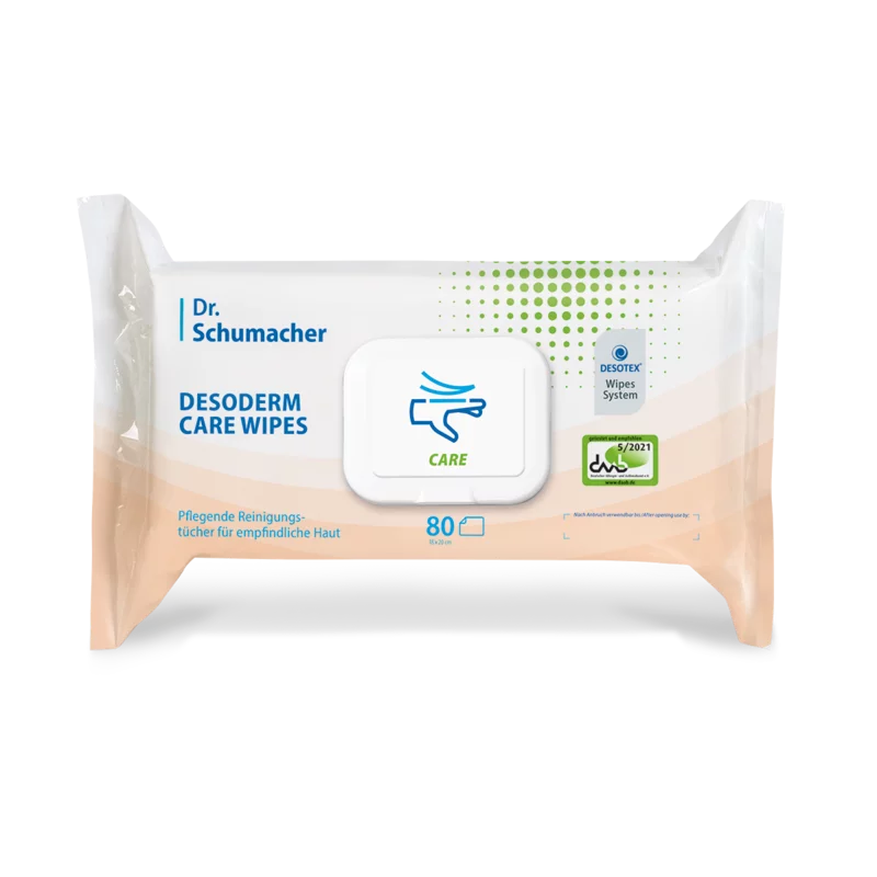DESODERM CARE WIPES, 80 Tücher (Packung)