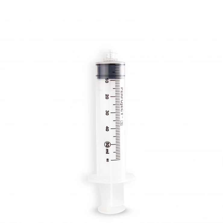 Perfuject Perfusorspritzen 50 ml, LL m. Kanüle, Packung á 50 Stück